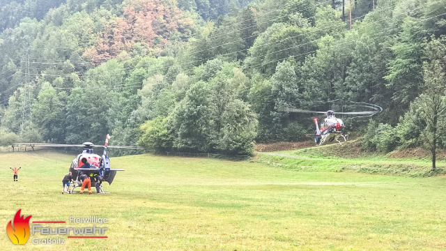 KHD-Einsatz: Waldbrand Pernegg